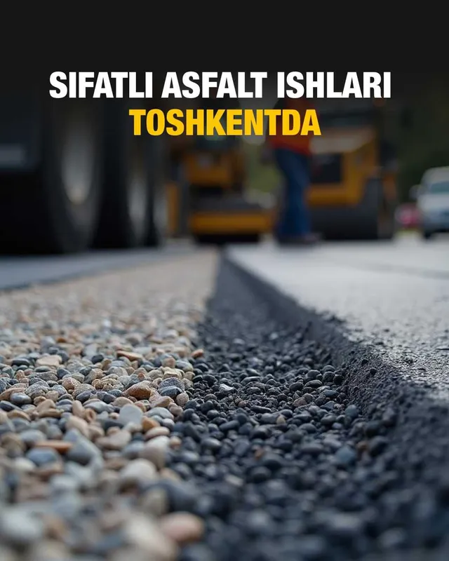 Toshkentda asfalt ta'mirlash