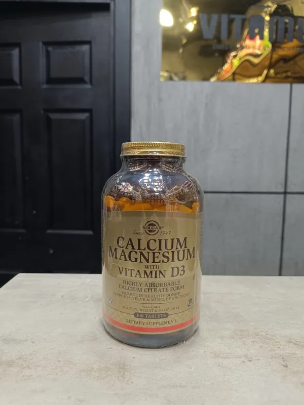 Solgar calcium magnesium with vitamin D3 300 tablets