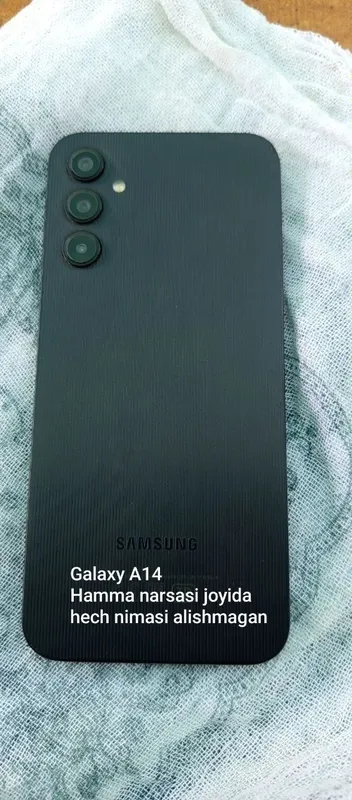Samsung galaxy A14 holati yaxshi hech nimasi alishmagan oʻziniki
