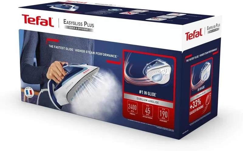 Утюг Tefal Easygliss Plus FV5715 Мощность 2400 Вт Название подошвы 3 Утюг Tefal Easygliss Plus FV5715 Мощность 2400 Вт Название подошвы 3