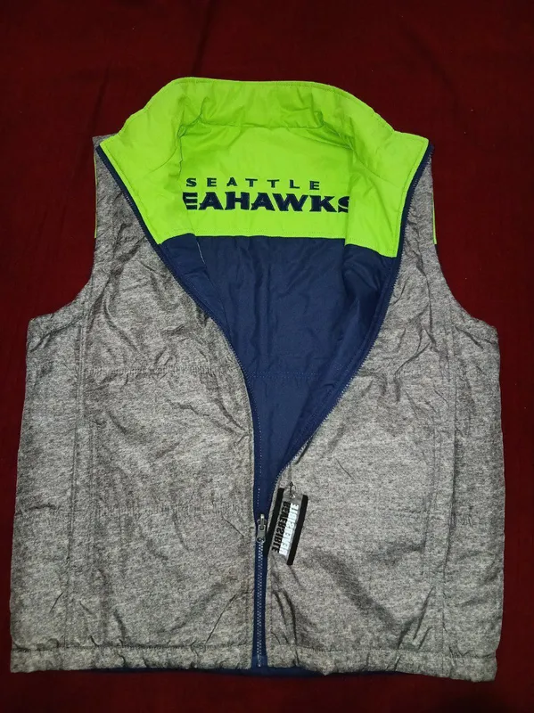 Из США комплект, кофта и двухстороняя желетка,бренда Seattle Seahawks! — фото 4 Из США комплект, кофта и двухстороняя желетка,бренда Seattle Seahawks! — фото 4