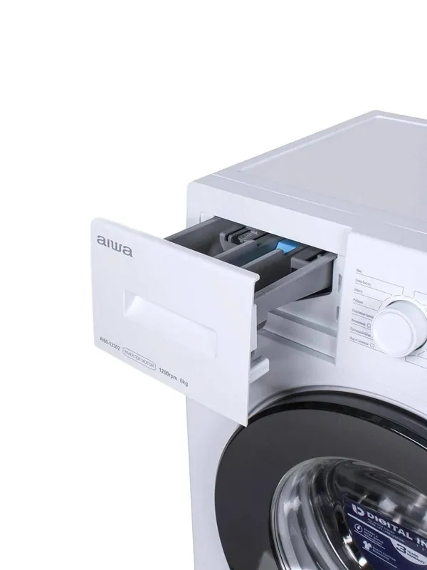 Aiwa AI60 kir yuvish mashinasi 6 kg Rangi: oq / kulran 2