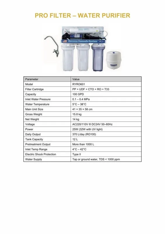 Ro system Pro filter — фото 2