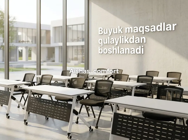 O‘quv markazlari va maktablar uchun parta va stul. Mavjud 5