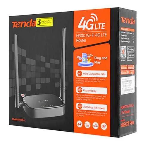 Wifi 4g Модем tenda 4G LTE 4G03 PRO sim kartali router 1