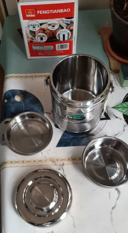 Термоз нержавейка для еды. 1,3l 4