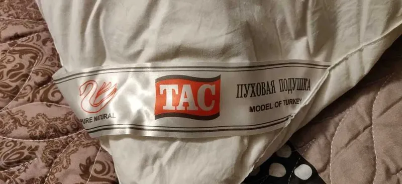 Новые Турецкие натуральные Пуховые подушки - TAC гипоаллерген Доставка — фото 3