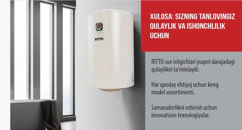 Аристон Водонагреватель RITTO — комфорт и безопасность в каждом литре! 8 Аристон Водонагреватель RITTO — комфорт и безопасность в каждом литре! 8