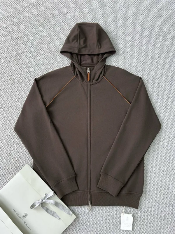 BRUNELLO CUCINELLI ZIP HOODIE BRUNELLO CUCINELLI ZIP HOODIE