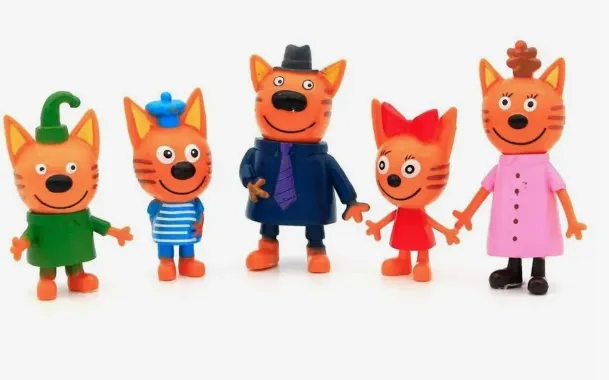 Игрушки: набор «Три кота», пластиковые, 8–10 см, доставка 6 Игрушки: набор «Три кота», пластиковые, 8–10 см, доставка 6