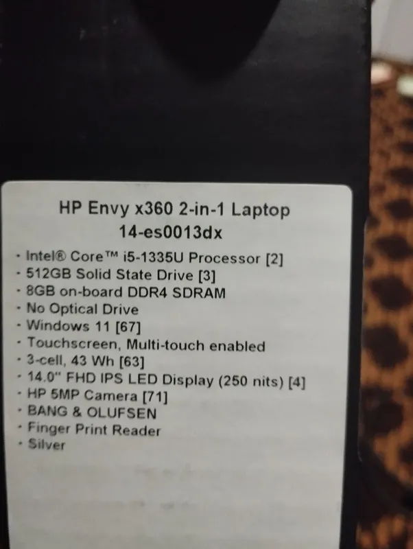 Hp Envy x360 2-in-1 laptop 14-es0013dx — фото 1