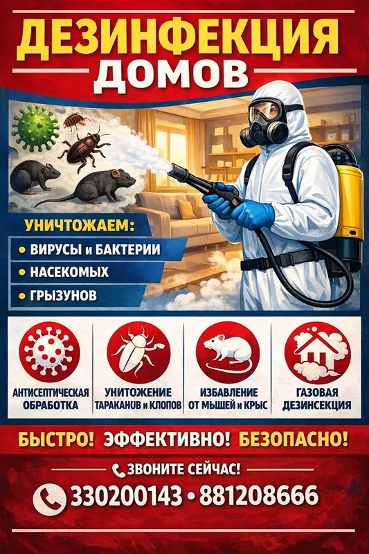 Дезинфекция квартира