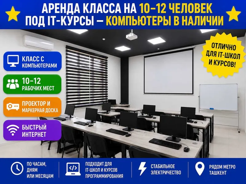 Кабинеты в аренду под учебный центр — оборудованы, Wi-Fi, парковка — фото 3