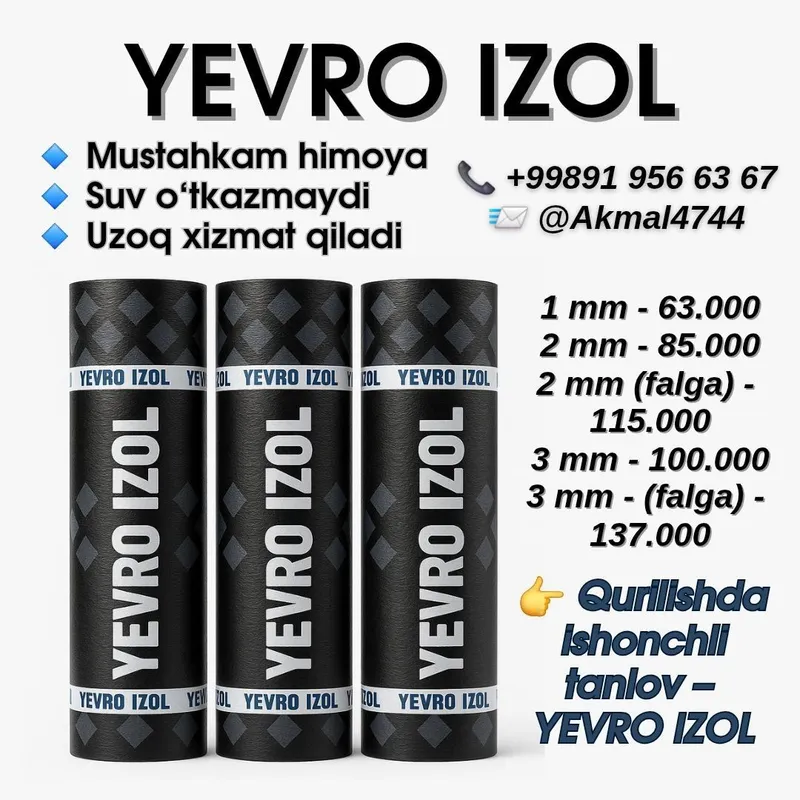 Tol qora qogoz palizol falga izol — фото 1