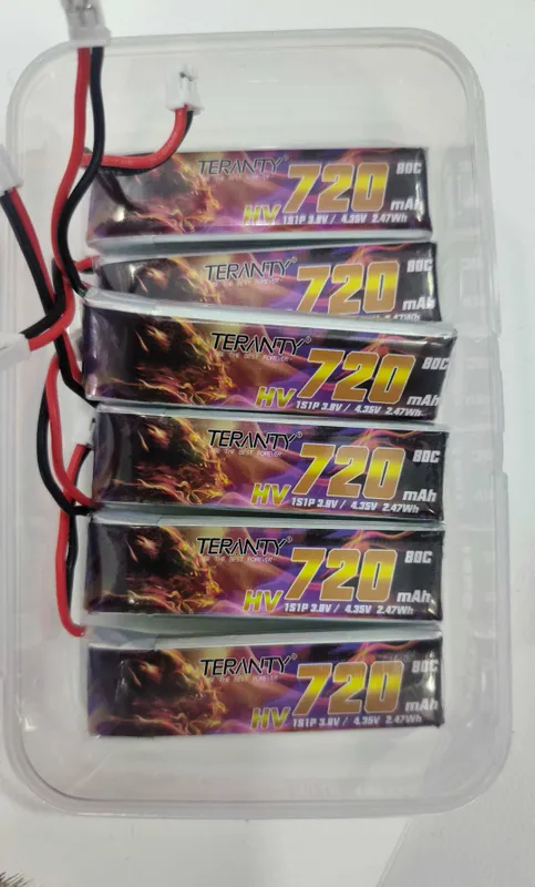 Lipo akkumlyator tinywhoop uchun sotiladi 6ta dron uchun 720mah — фото 1