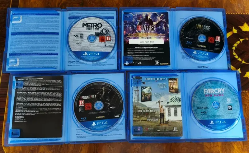 PS4 диски новые, для PS4 и PS5 2 PS4 диски новые, для PS4 и PS5 2