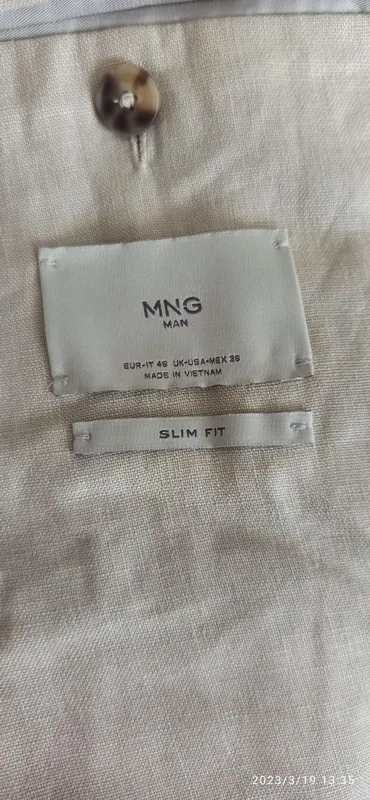 Костюм мужского отдела Mango ,из 100% льна Посадка slim fit, приталенн 7 Костюм мужского отдела Mango ,из 100% льна Посадка slim fit, приталенн 7