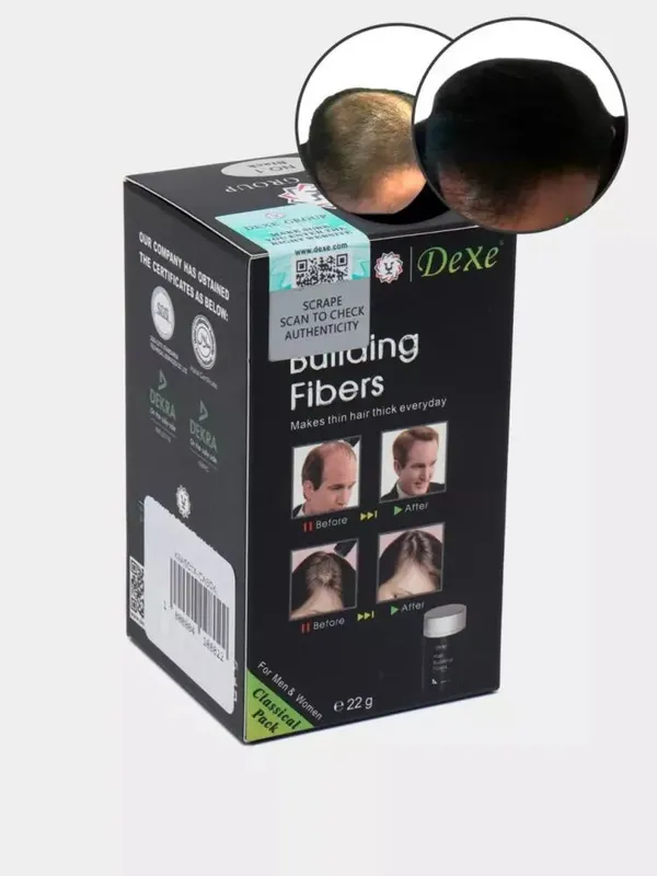Продукт Dexe Hair Building Fibers 2 Продукт Dexe Hair Building Fibers 2