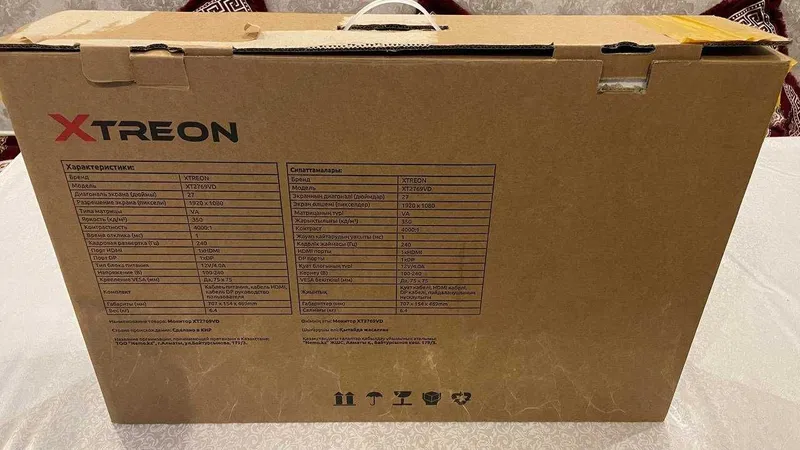 Монитор XTREON Curved XT2769VD 27" (240Hz) Черный — фото 4