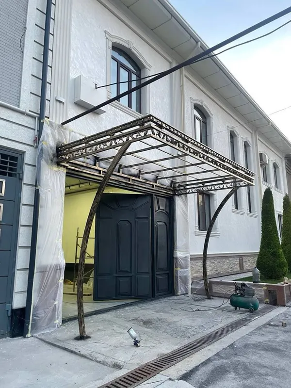 Дарваза, навес, решотка, перила, малярка қиламиза — фото 7