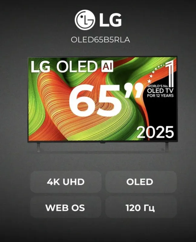 LG 65B5OLED New 2025 2 goda ofitsalnaya garantya