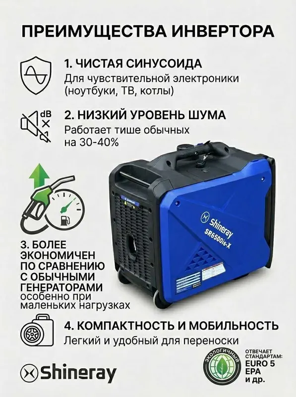 Генератор 5.5 кВт — фото 1