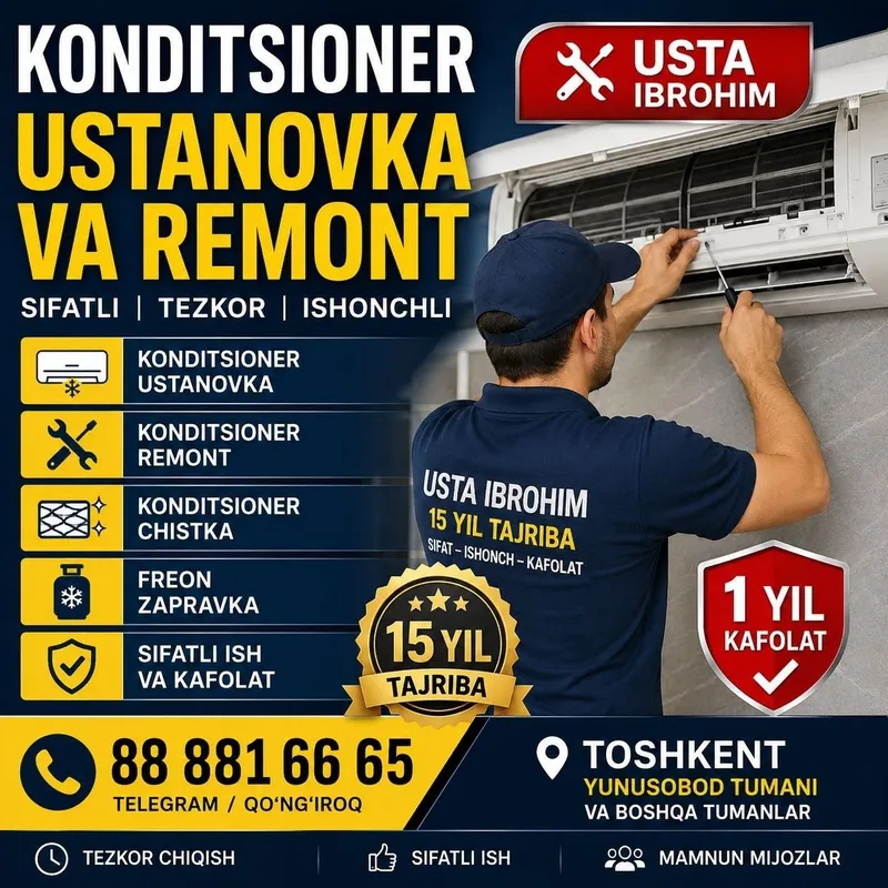 Ustanovka Kanditsioner Remont