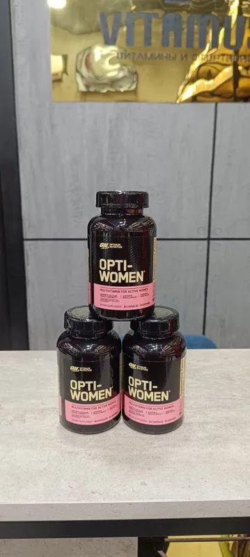 Optimum nutrition opti-women optiwomen 60 capsules caps