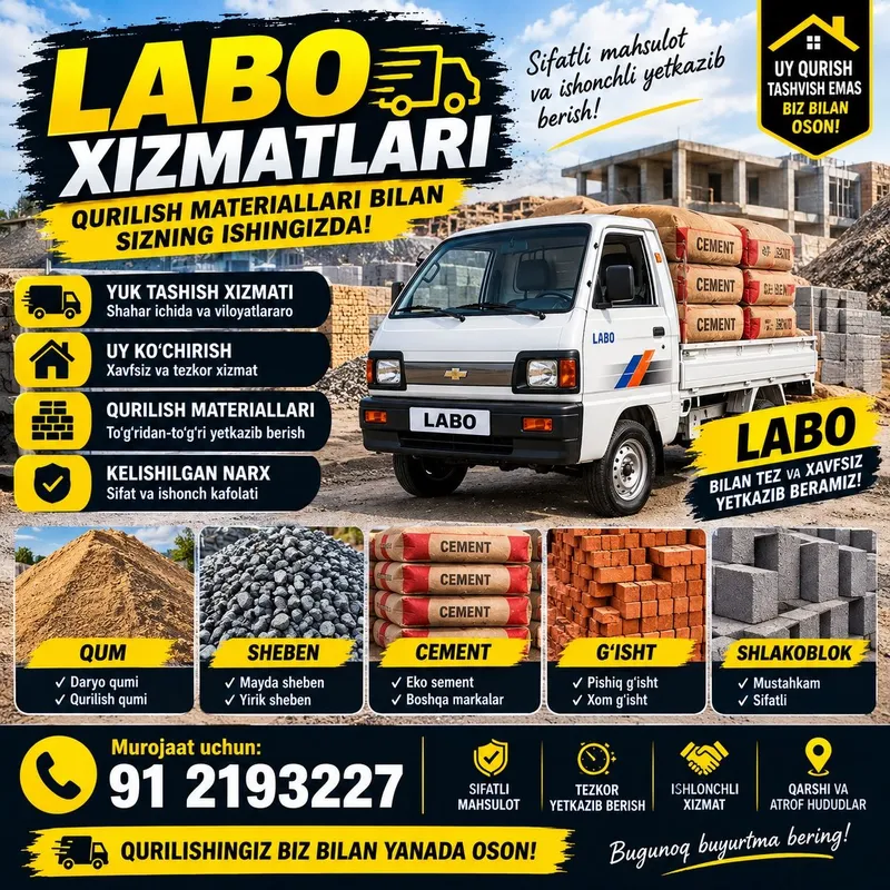 Labo hizmatlari | Qum, SHebin, Sement yetkazib berish 1 Labo hizmatlari | Qum, SHebin, Sement yetkazib berish 1