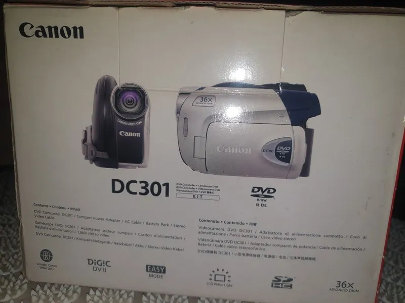 DVD камера CANON D301 — фото 2