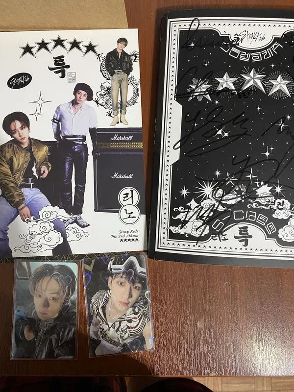альбом 5 star Stray Kids оригинальный с автографами 2