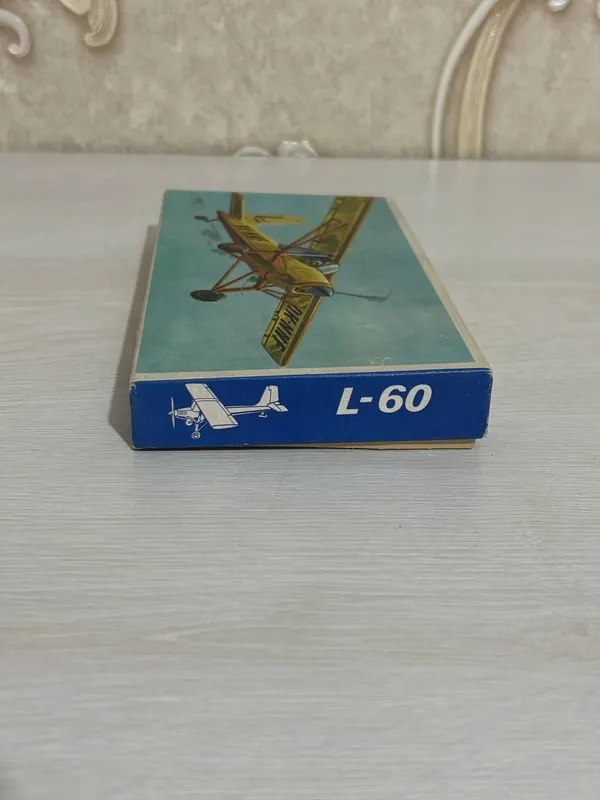Винтажная модель самолёта NOVO L-60 1:100 СССР полный комплект — фото 3