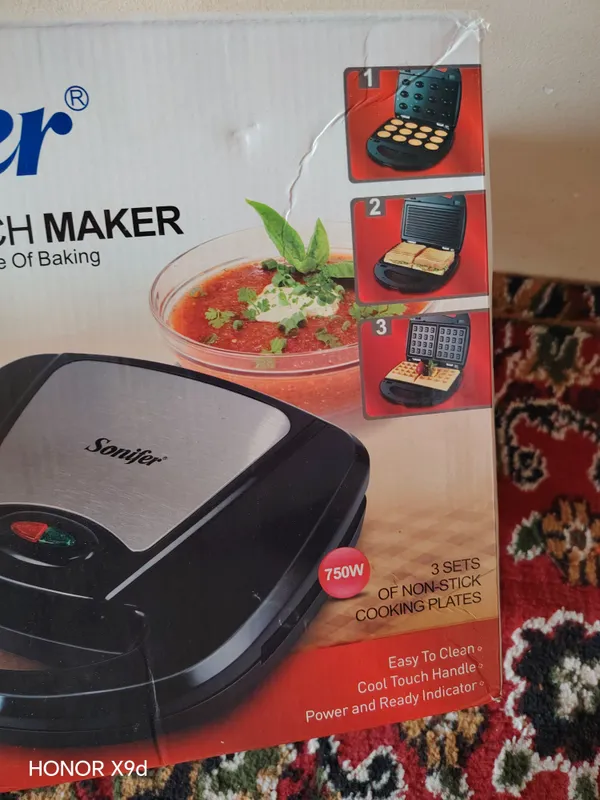 Toster 3 ta nasadkalik vafli yongoqcha +toster — фото 1