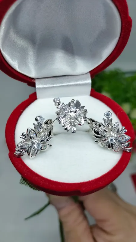 Комплект. Серебро 925 пробы.