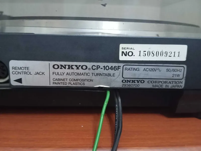 ONKYO винтажный проигрыватель винил дисков. 7 ONKYO винтажный проигрыватель винил дисков. 7