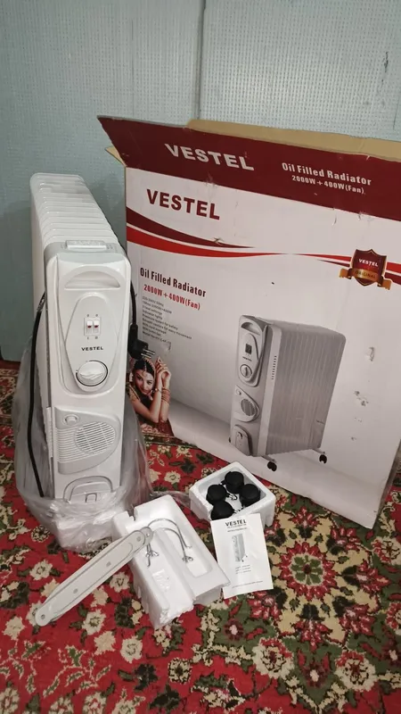 Новый масляный радиатор Vestel 15 секций с вентилятором — фото 4