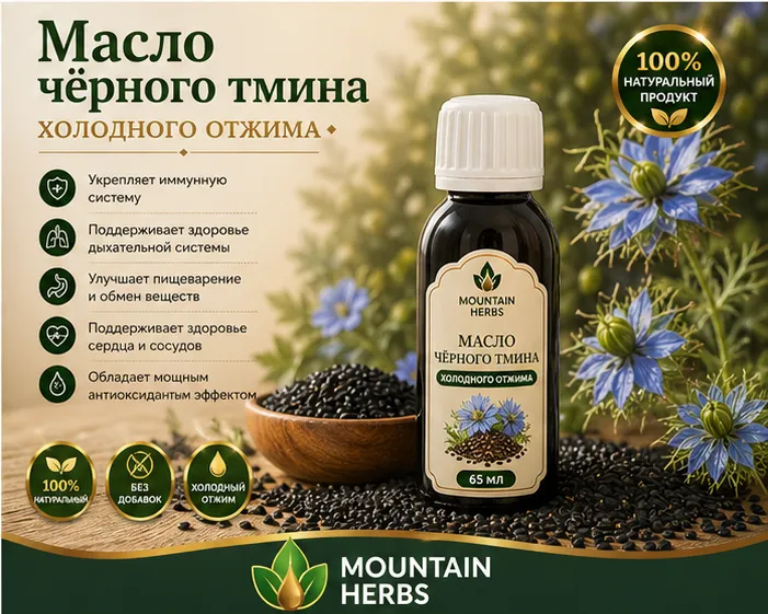 Масла холодного отжима: черный тмин, кунжут, лён Масла холодного отжима: черный тмин, кунжут, лён
