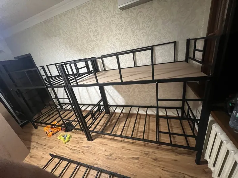 Двухъярусная кровать Loft krovat темир крават metal kalavat Лофт 4 Двухъярусная кровать Loft krovat темир крават metal kalavat Лофт 4