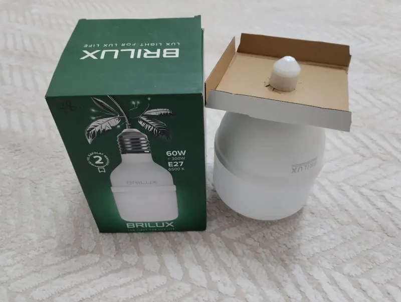 Лампа лед 60w большая