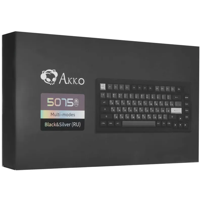 Клавиатура AKKO 5075B Plus Black & Silver 4 Клавиатура AKKO 5075B Plus Black & Silver 4