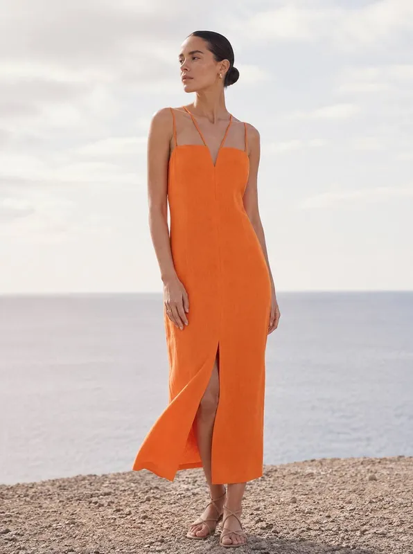 Massimo Dutti | zig‘ir matoli ko‘ylak, sarafan 1 Massimo Dutti | zig‘ir matoli ko‘ylak, sarafan 1