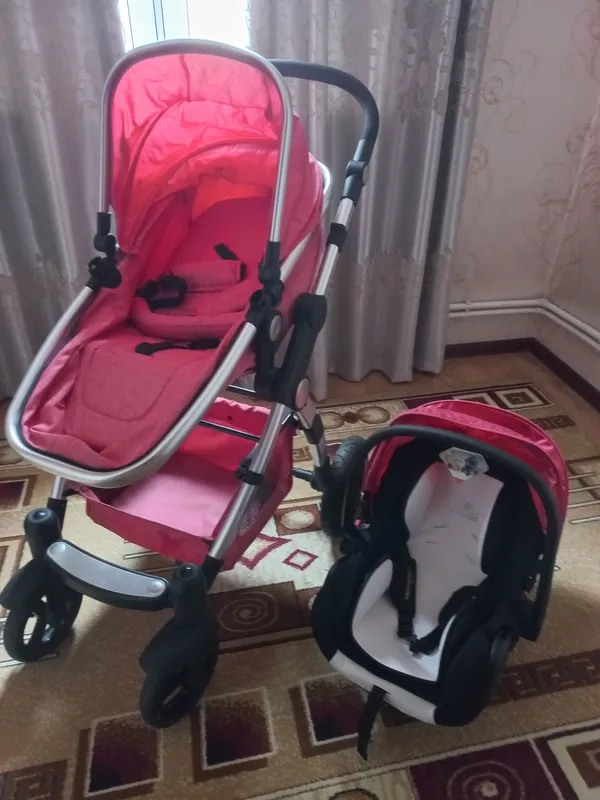 ДЕТСКАЯ КОЛЯСКА С НОВЫМ ДЕТСКИМ АВТОКРЕСЛОМ