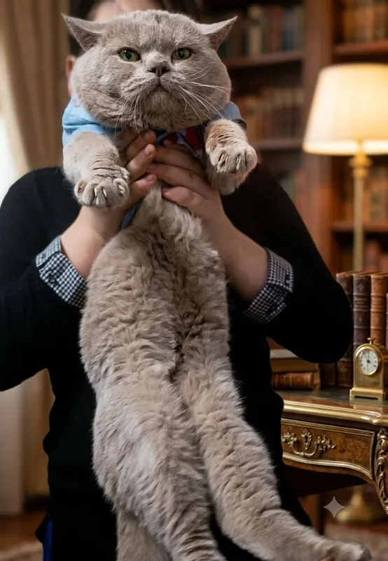 Кот чистокровный британец