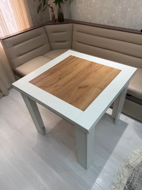 Кухонный раскладной обеденный стол 1,50х90 (90х90) 1