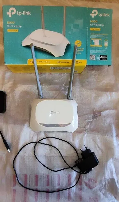 Wi-Fi роутер TP-Link TL-WR840N N300 б/у 3 Wi-Fi роутер TP-Link TL-WR840N N300 б/у 3