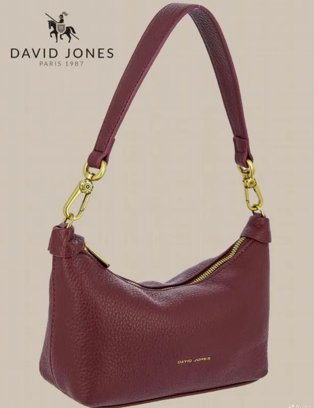 Сумка David Jones винная — фото 3