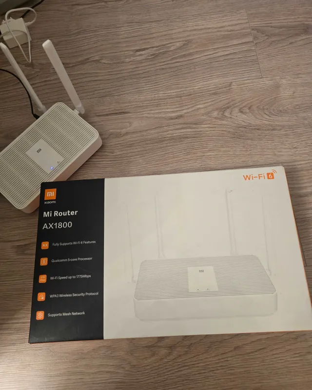 Роутер Xiaomi AX1800 Wi-Fi 6 + мини-UPS 4