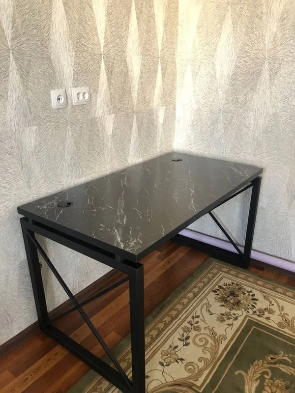 Kompyuter stol loft писменный стол парта рабочий стол прочный для офис — фото 4