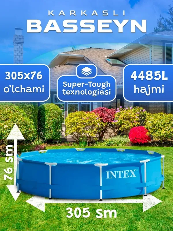 Basseyn Intex Karkasli