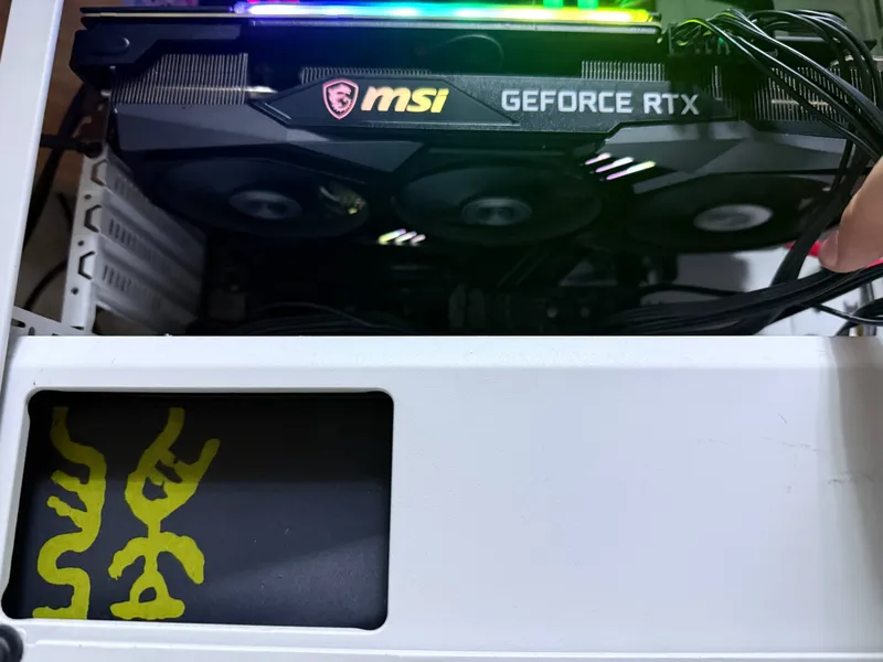MSI Gaming Z Trio LHR RTX 3060 Ti videokartasi 6